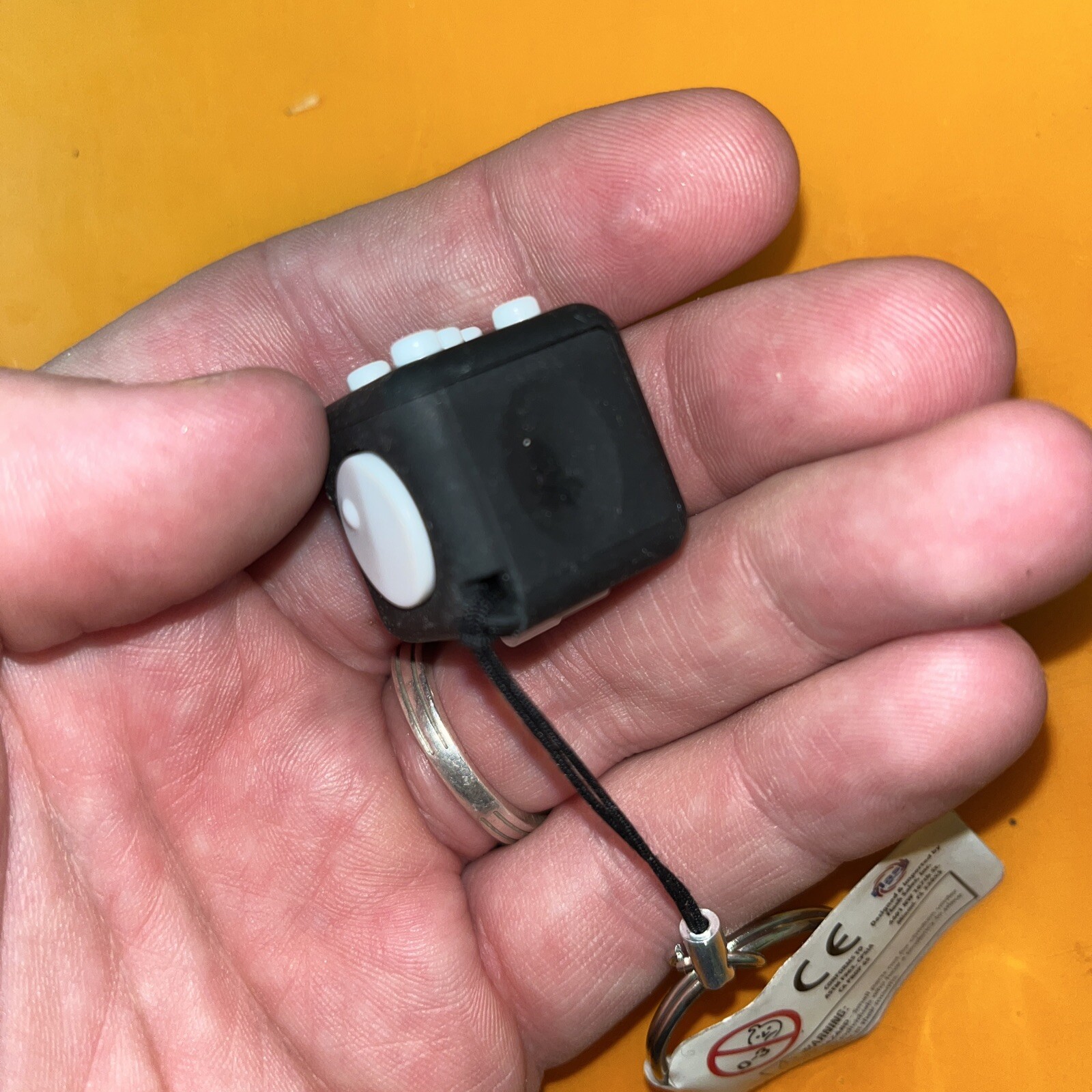 Lot Of 4 Mini Fidget EDC Cube Stress Anxiety Relief Desk Toys - See Desc.