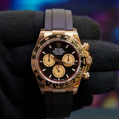 Rolex Daytona Gold Oysterflex Paul Newman 126518 LN With Box