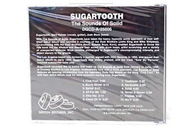 Rare Sugartooth The Sounds Of Solid CD ADVANCED PROMO COPY DGCD-A