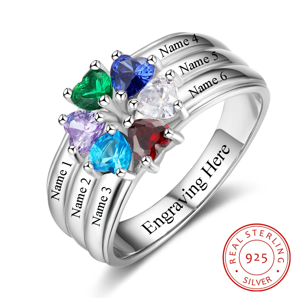 Mothers day 2024 rings 8 stones