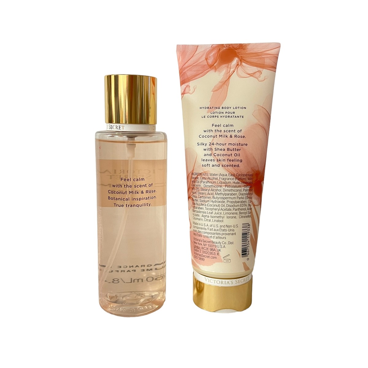 Victoria's Secret Coconut Milk & Rose Fragrance Mist & Body