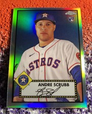 2021 Topps Chrome Platinum Anniversary Refractor #134 Andre Scrubb Astros RC