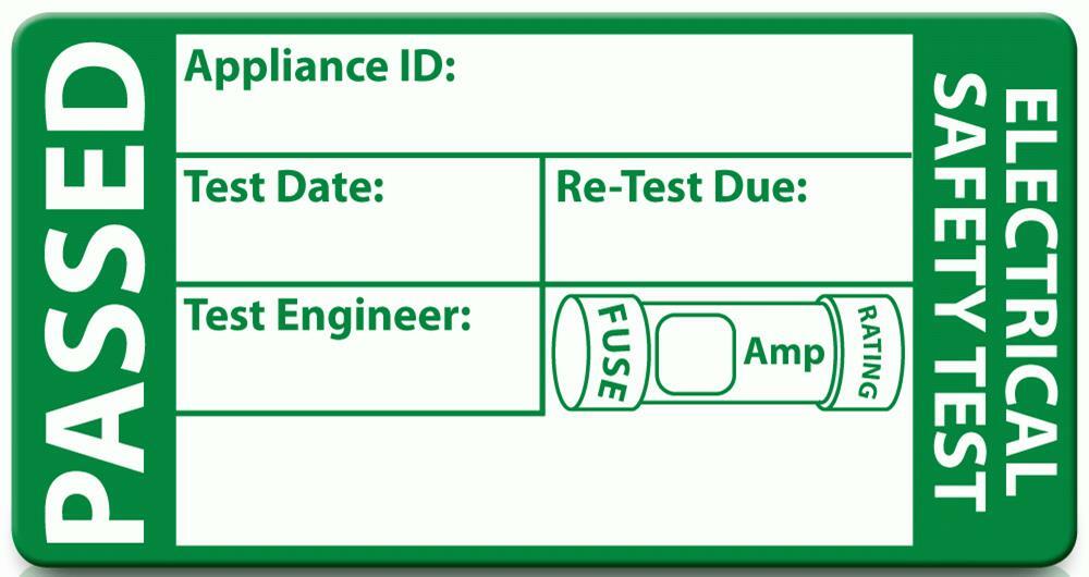 PAT Test Testing Labels PASS & FAIL Labels - quantities 250 to 5000 ...