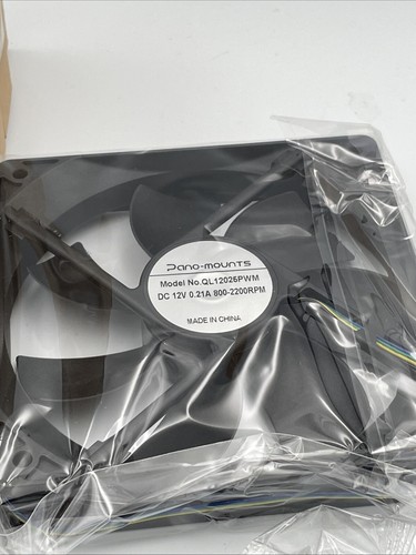 -Pano Mounts PWM 12025 12V 0.60A 12CM 4PIN cooling fan 120*120*25mm - Bild 2 von 6