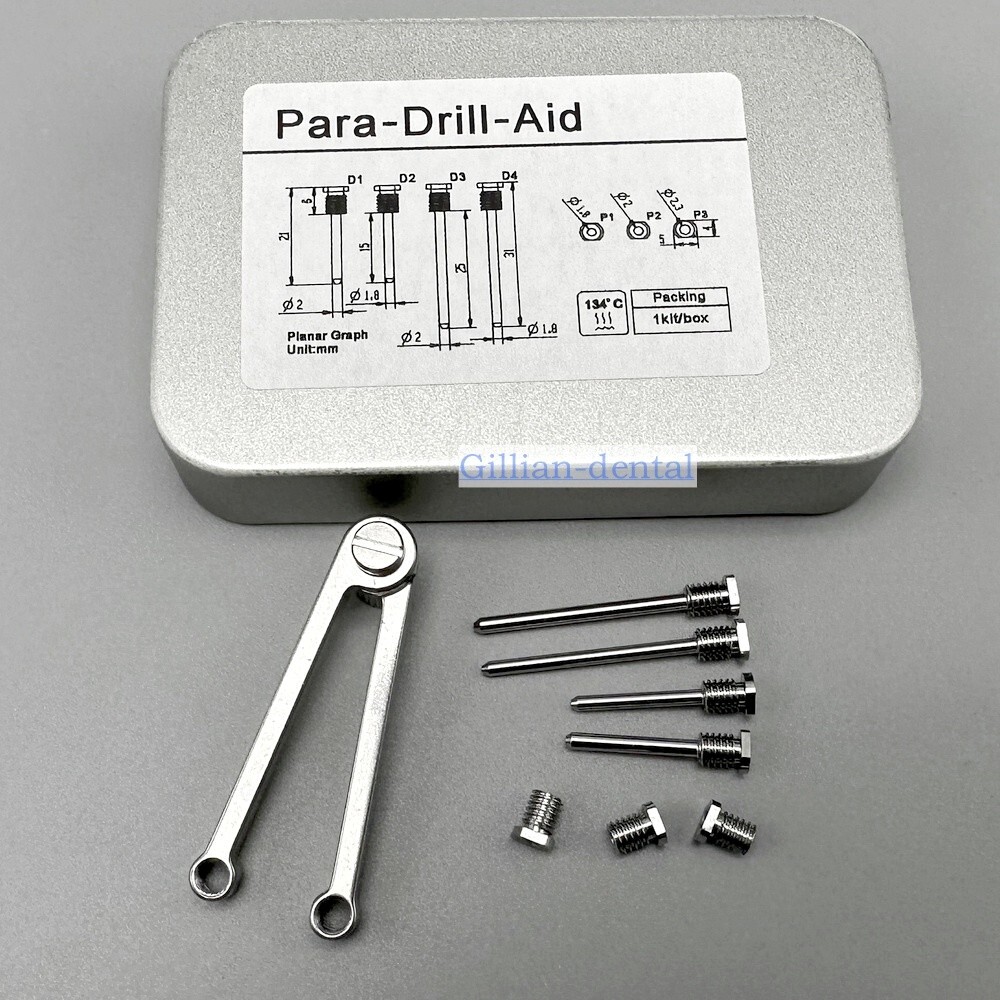 Dental Implant Parallel Para Drill Aid Guide Pins Drill Sleeves Position ITI Kit