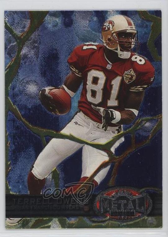 1997 Skybox Metal Universe Terrell Owens #22 HOF