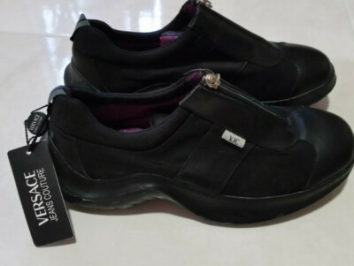 VINTAGE VERSACE LEATHER MADE IN ITALY MENS SHOES SIZE 40 
