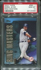 Derek Jeter 2002 Topps Ring Master PSA 10 Gem Mint Yankees Dynasty World Series