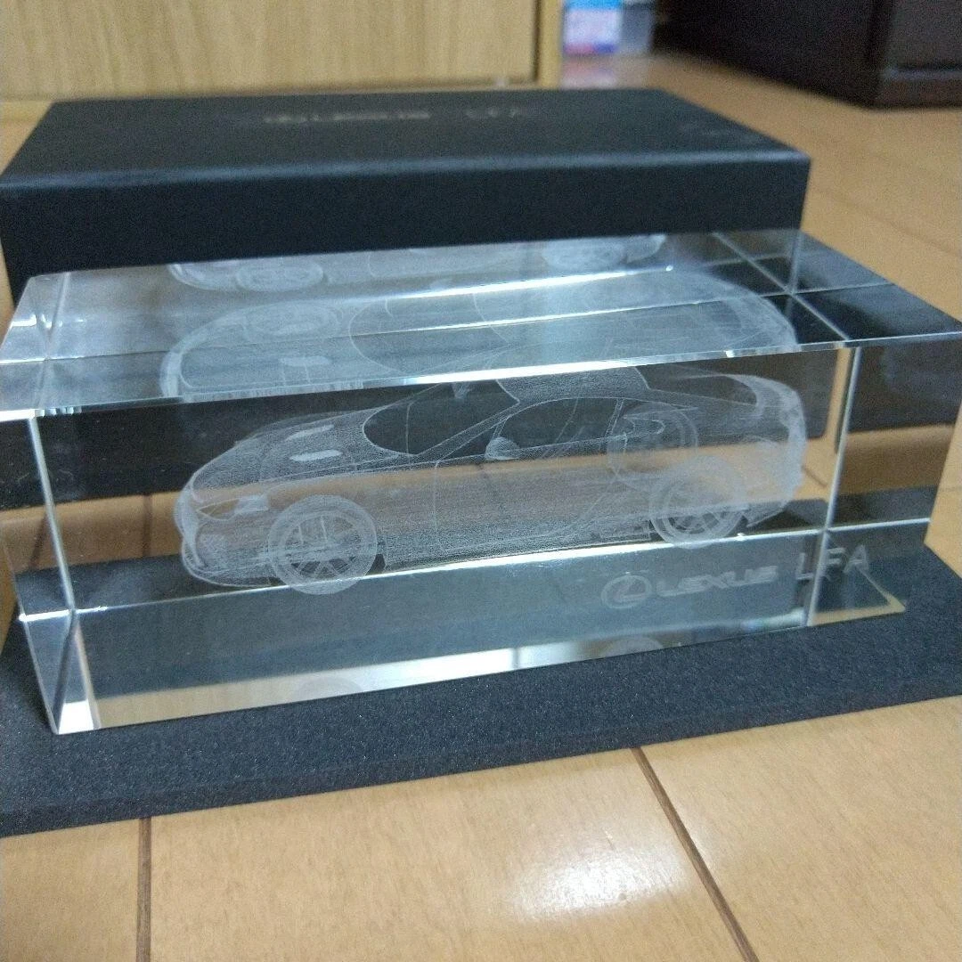Lexus LFA 3D Laser Etched Crystal Paperweight Ornament Made In