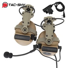 TS TAC-SKY ARC Rail Helmet Edition Hunting Shooting TSC2 Tactical Headset PTT