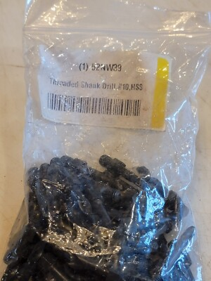 #ad ROCKY MOUNTAIN TWIST 953HS10SS Threaded Shank Drill#10Cobalt 52NW39 PK 50 $159.99