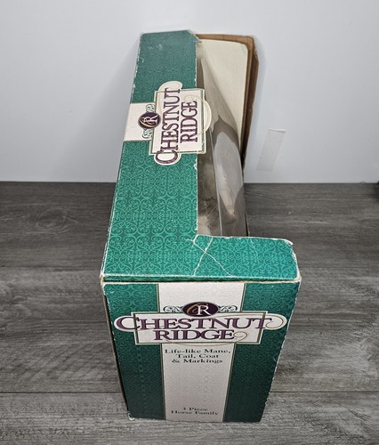 1996 Chestnut Ridge 3 Piece Horse Family Damaged Box - Picture 9 of 9