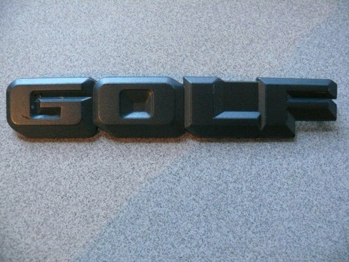 VW Original - Logo Emblem Schriftzug 191 853 687 F - Golf  - blau metallic