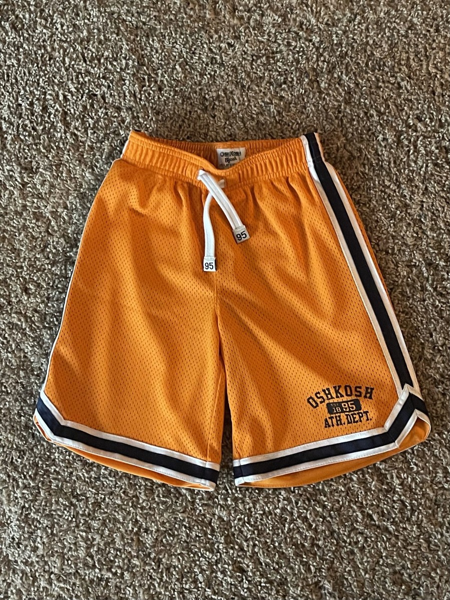 EUC! Boys Size OshKosh B'gosh Orange Lined Mesh Shorts