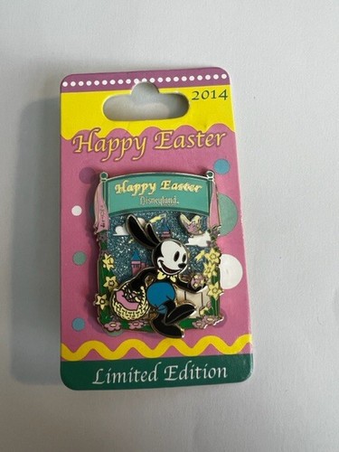 Disneyland Resort 2014 Happy Easter Oswald Lucky Rabbit LE Disney Pin (B) - 第 1/1 張圖片