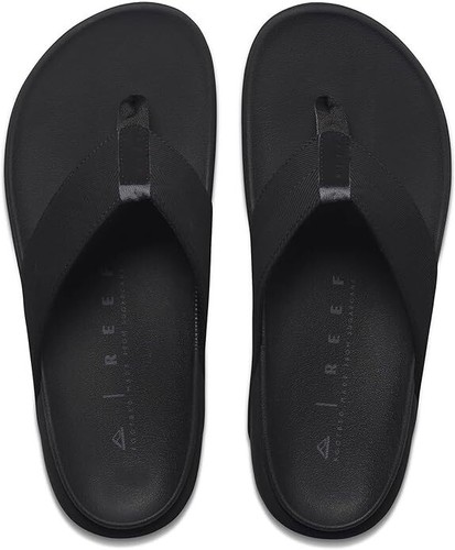 Man Raglan Soft & Supportive Footbed Water Friendly Straps CJ3889 Black/Gum New - Picture 6 of 7