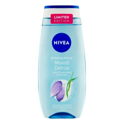 19,30 /L - 6x Nivea Duschgel Mood Detox - Lotus Flower Scent & Sea Salt - 250ml