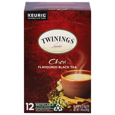 Twinings Chai Tea K-Cup 12 pieces (Pack of 6)