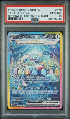 PSA 10 Pokemon Stellar Crown Terapagos EX Special PSA 10 Pokemon Stellar Crown Terapagos EX Special