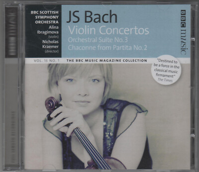 JS BACH: VIOLIN CONCERTOS 1 & 2 / IBRAGIMOVA + ORCHESTRAL SUITE NO 3 - BBC CD