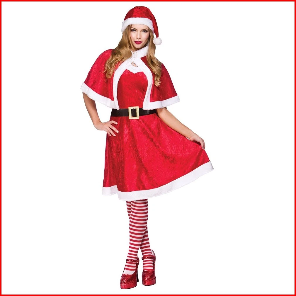 Vestito Babbo Natale Adulto in Velluto Costume Natalizio Classico HY20 – Full Toys