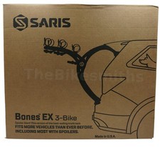 Saris BONES EX 3 803 Bike Car Trunk BLACK Rack Carrier Fits 3 Bikes