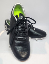 Under Armour Men's UA Team Magnetico Select FG Cleats, Blk/Slvr, Size 5.5