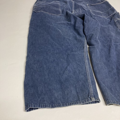 Vintage 40s-50s Hercules Sears Roebuck Denim Bib Jeans Overalls Union Made USA - Picture 14 of 21