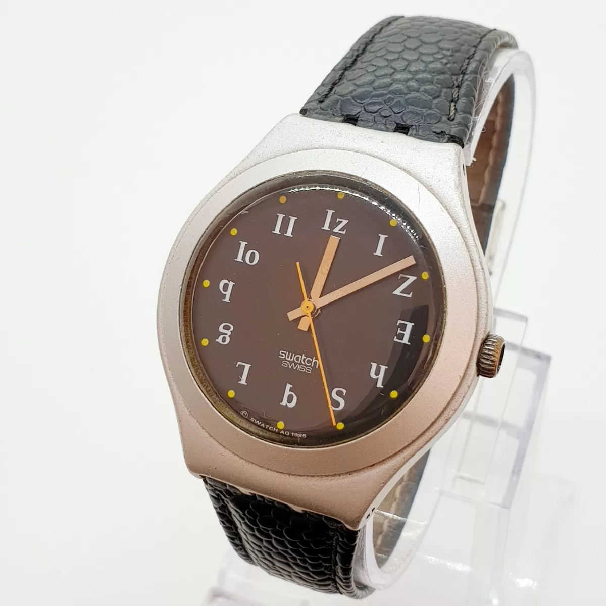 1995 Classic Elegant Swiss Made Swatch Irony Aluminium Watch for Men and Women