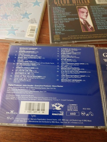 4 Glenn Miller CDs: WWII Broadcasts, Ultimate Collection, Fabulous G.M., etc - 第 4/6 張圖片
