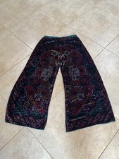 Colorful Velvetine Bell Pants Size Medium