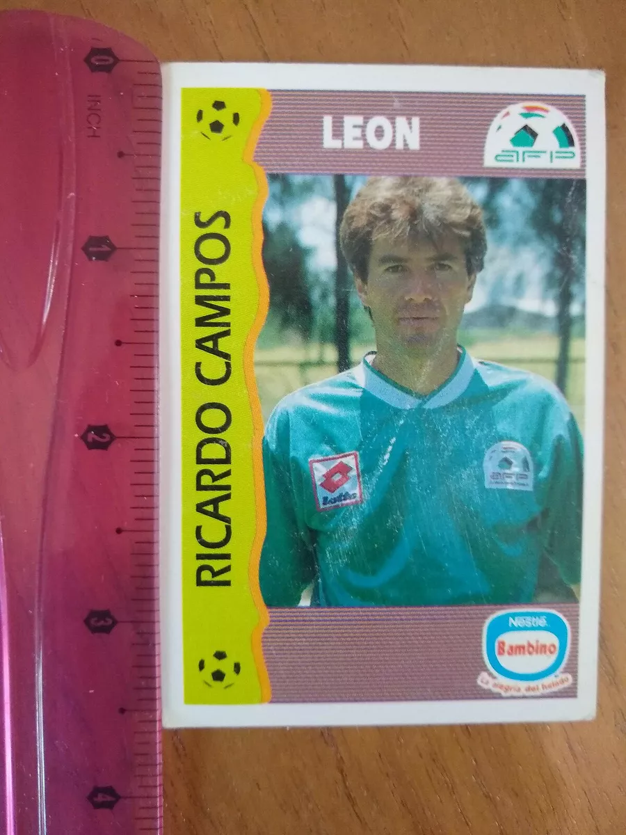 RICARDO CAMPOS LEON Mexican League official trading card by