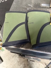 Gym reapers Elbow Sleeves 5MM  Army Green XL & wrist strap & schiek gloves