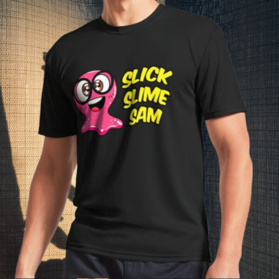 slick slime Active T-Shirt Logo Men's T-Shirt Funny Size S to 5XL