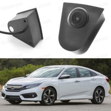 Wide Degree CCD Car Front View Camera Logo Embedded for Honda Civic 2016-2018 17
