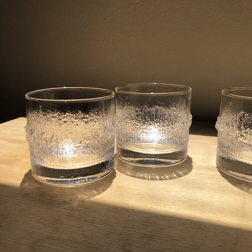 Vintage 1970s ‘Iittala’ Niva whiskey glasses designed by Tapio Wirkkala Finland - Picture 20 of 21