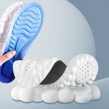 4D Memory Foam Orthopaedic Shoe Insoles Pad For Women Men Comfort Foot Feet Heel