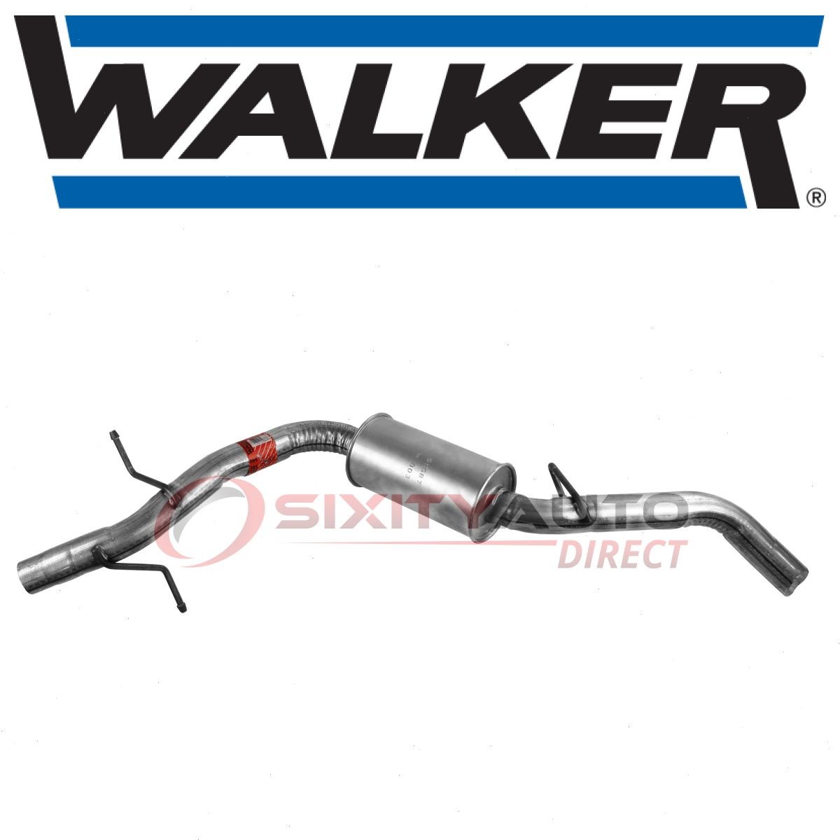Walker Exhaust Resonator for 2014-2018 Chevrolet Silverado 1500 4.3L 5.3L V6 pm