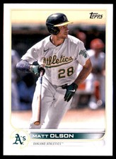 Matt Olson 2022 Topps #149 Oakland Athletics MLB READ FREE SHIPPING AutographDen