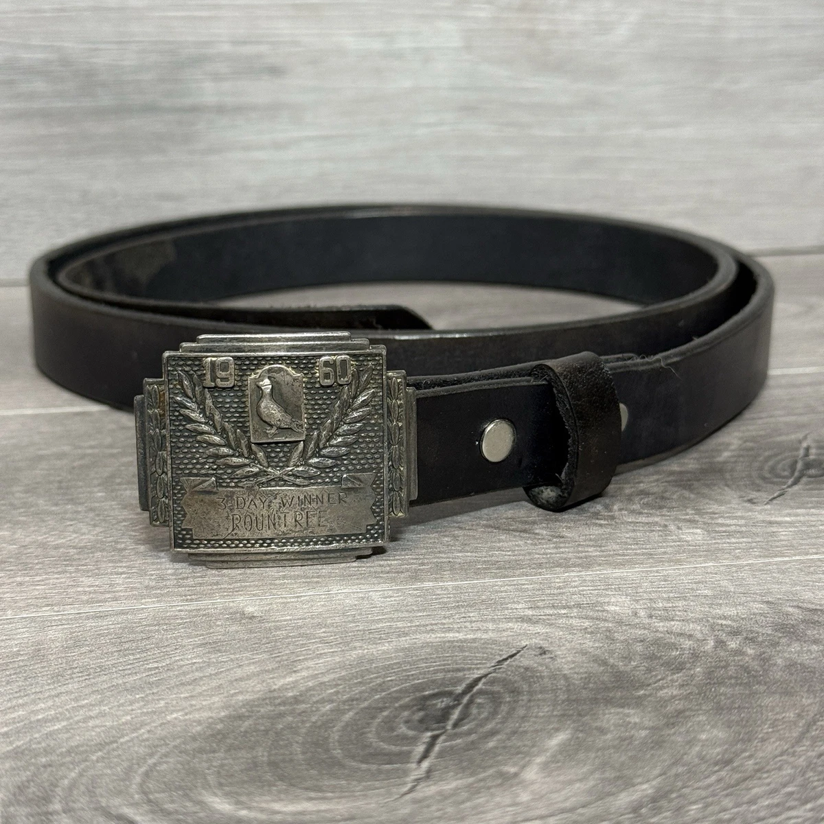 EW Alexander Memorial Rodeo Sterling Silver Gold Ladies Barrels Belt Buckle 1977 Sterling Silver Vintage Cowboy & Western Belt Buckles for  main image 2