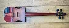 Unique Rustic Handcrafted Cigar Box Style Wooden Fiddle. One Off. VGC