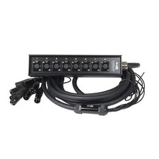 ProX XC-SB8XLR20 20 Ft. XLR Stage Recording Extension Box Snake 8 XLR-F Inputs