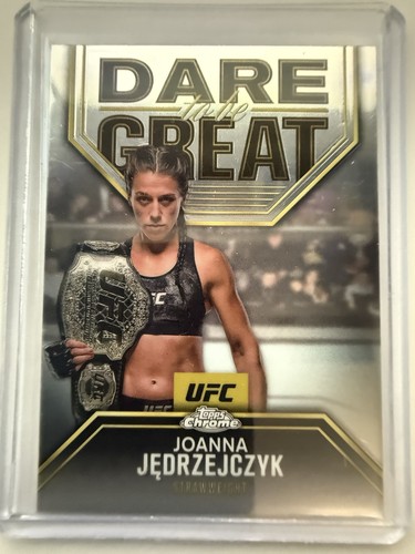 Joanna Jedrzejczyk #DBG-2 2025 Topps Chrome UFC Dare to Be Great card
