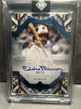EDDIE MURRAY 2025 Topps Certified Autograph 06/10 Baltimore Orioles Aqua Foil