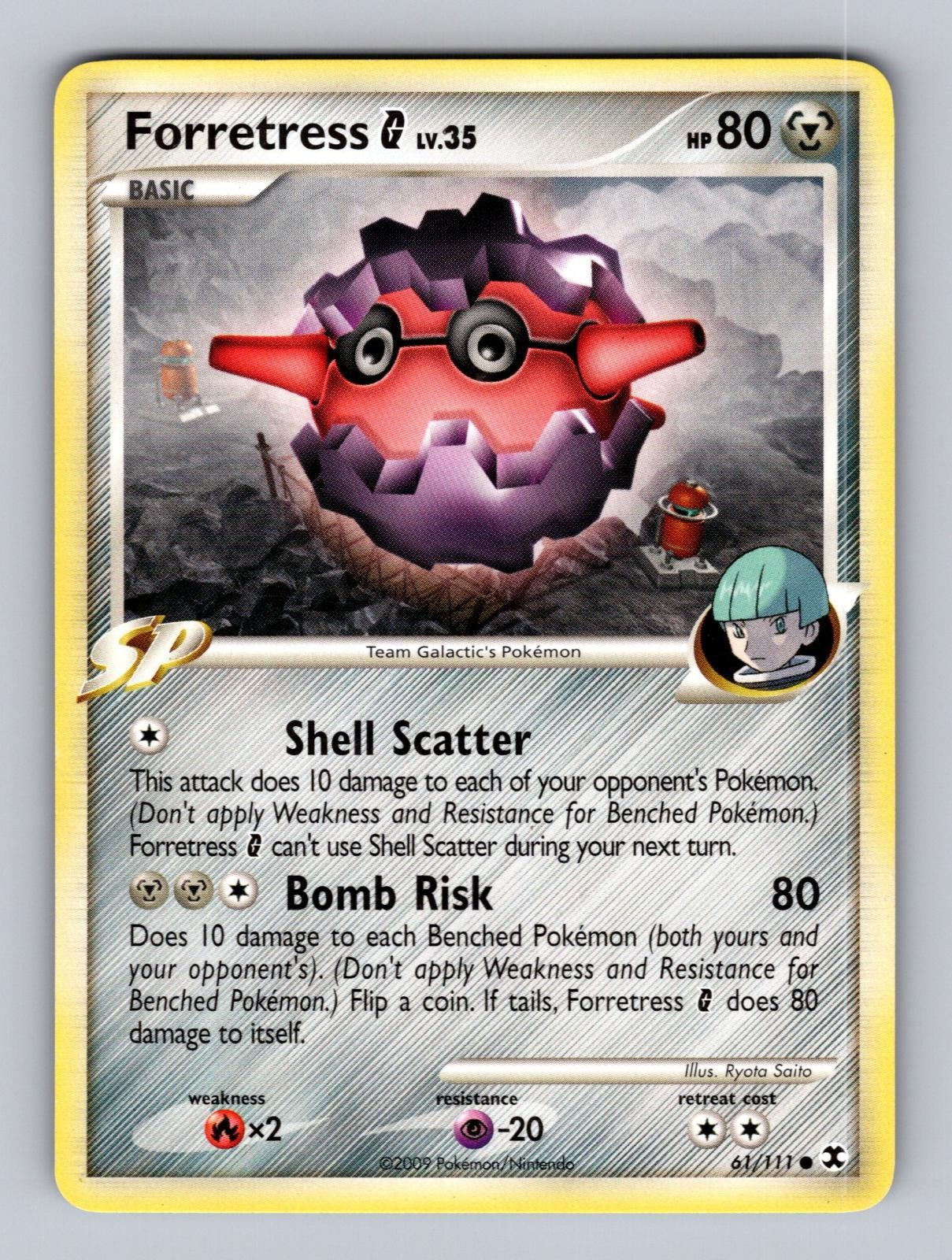 Forretress G 61/111 Common Rising Rivals Pokemon Lightly Played