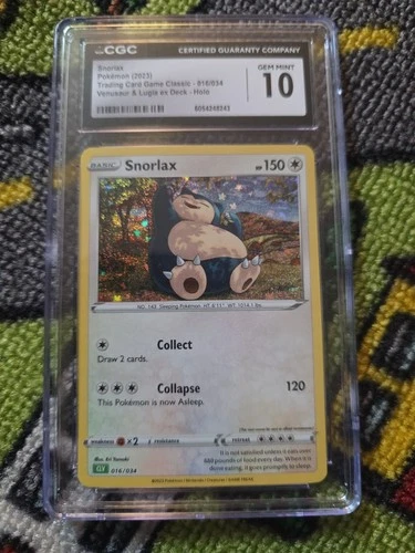SnorlaxPokémon (2023)- HoloTrading Card Game Classic - 016/034