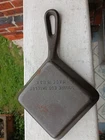 Griswold #53 Cast Iron Square Egg Skillet Pan - Sits Flat NO RESERVE!