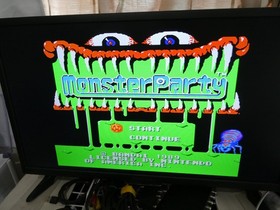 Monster Party (Nintendo NES, 1989) Complete Tested and working