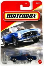 2026 Matchbox 1963 Mercedes-benz 230 Sl 55125 Blue