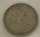 1880 MORGAN SILVER DOLLAR AUTHENTIC GRADE U.S. MINT COIN  7258